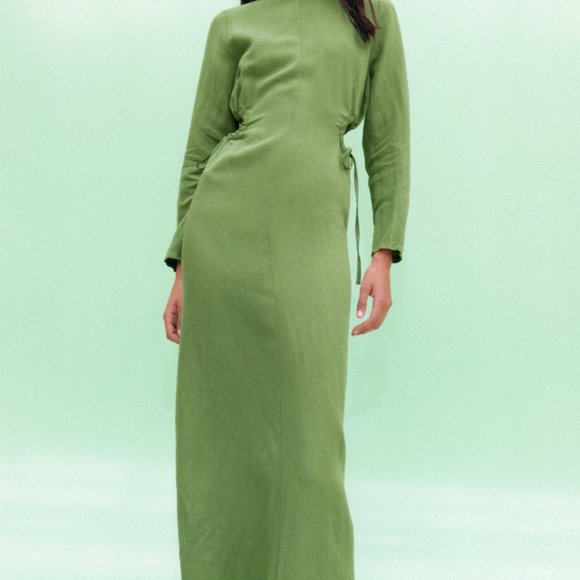 Zara Dresses Long Sleeve Maxi Dress Poshmark